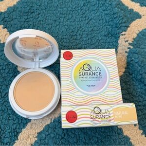 Aqua surance compact powder foundations set of 3,  02 Natural nwt/ box